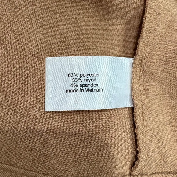 Lane Bryant Perfect Drape Belted Jacket Tan 16 Womens - Picture 4 of 8